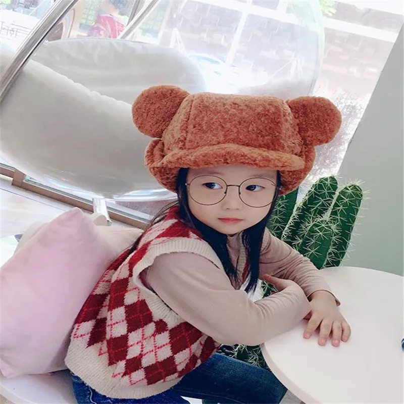 Дети Лэй Фэн кепки медведь шляпа лук шапка аксессуары для фотографий косплэй