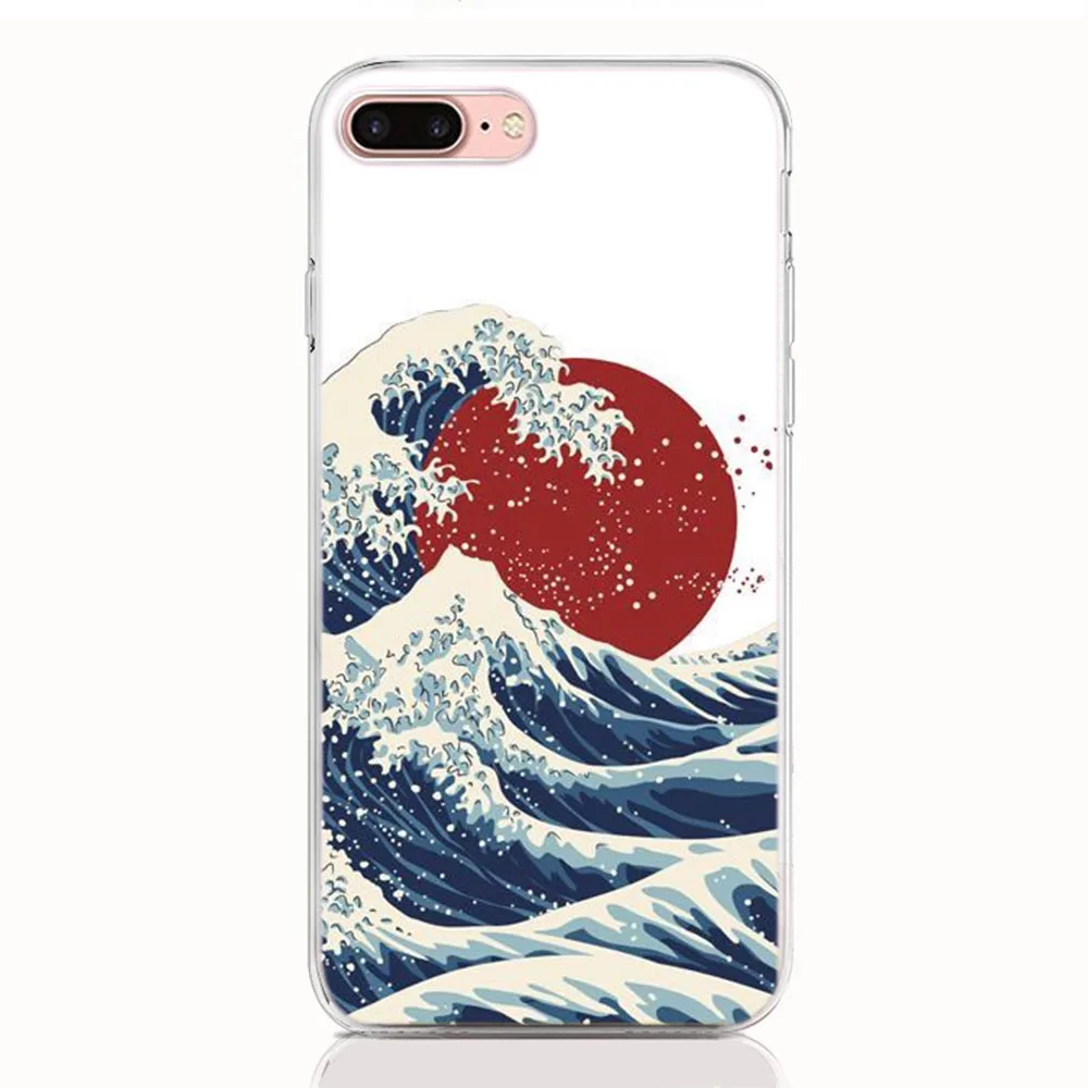A04 Для Google Pixel 4 4XL 3A XL 3A 2 2XL 3 3XL Мягкий силиконовый чехол из ТПУ с принтом волнистого искусства японский чехол Coque чехол на корпус телефона - Цвет: A04