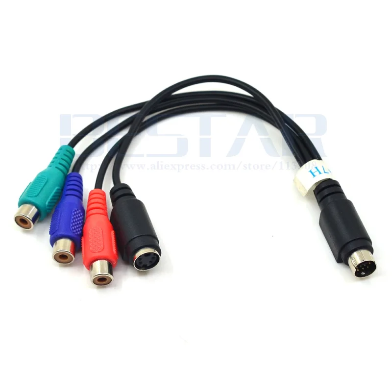 20 см 0 2 м 7Pin S Video to Female RGB/3RCA и 4pin компонентный кабель Adaoter для ПК DVD HDTV|Компьютерные