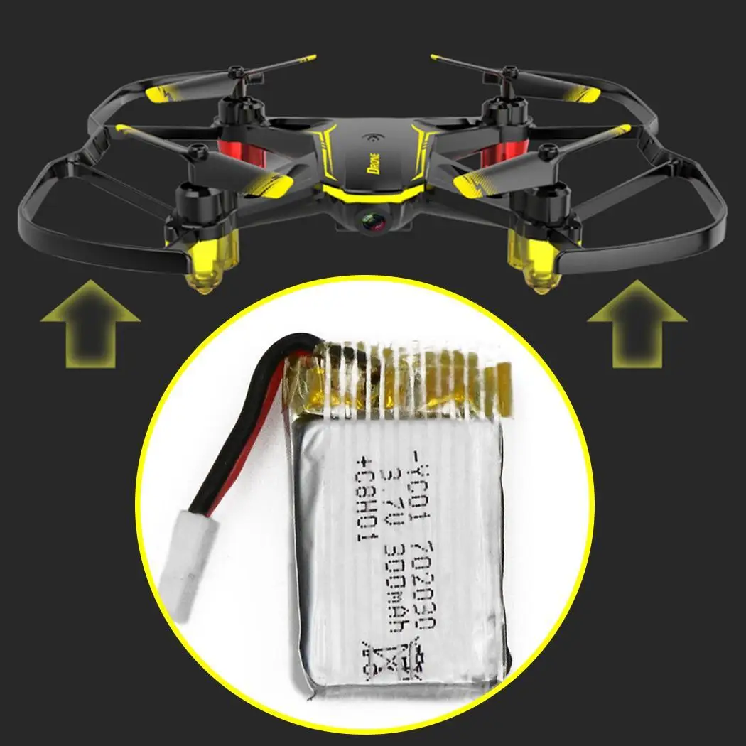 3 7 V 300 mAh перезаряжаемая батарея низкого сопротивления да для Global Drone GW66 как