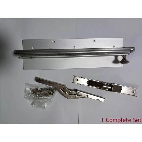 1 slide and 2 hinges 1 горка+ 2 петли)/лот Выдвижной Стол слайд-оборудование для установки столешницы расширение RV складной стол - Цвет: 1 slide and 2 hinges