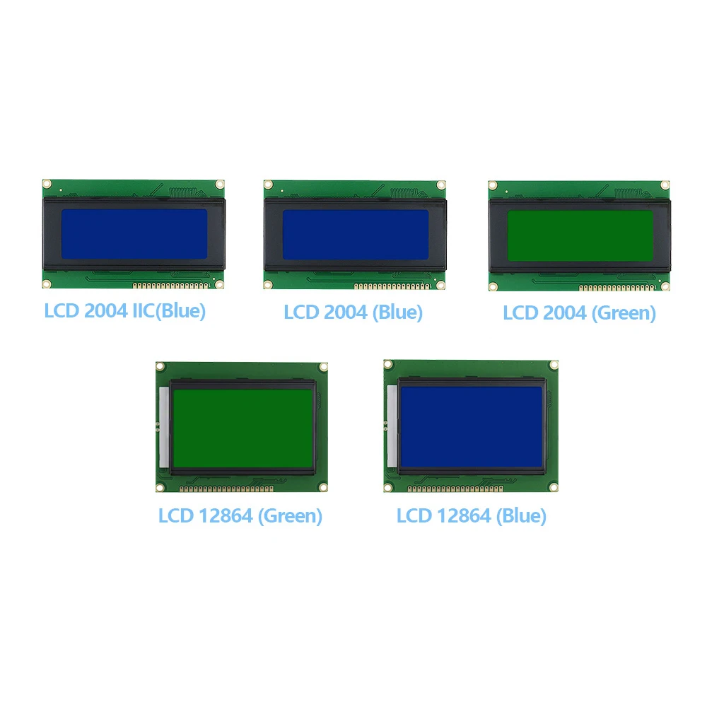 LCD1602 LCD2004 LCD12864 дисплей модуля IIC/I2C синий/зеленый экран для Arduino UNO Mega 2560 Raspberry