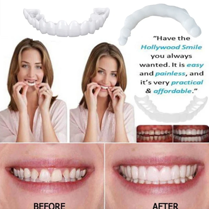 Практичный дизайн для мужчин и женщин зубов мгновенная улыбка удобная посадка
