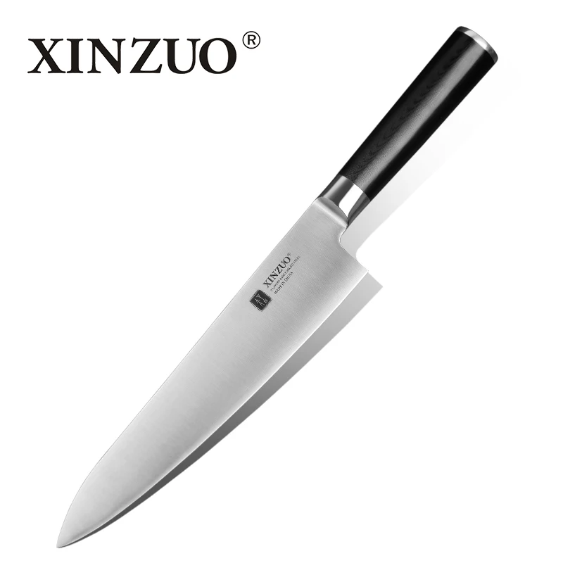 Xinzuo 8 ''Мясник Ножи 3 Слои 440C одетый кованые Сталь китайский шеф повар Кухня