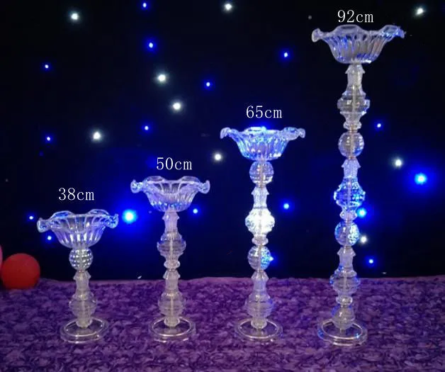 Оптовая продажа 10 штук прозрачная акриловая ваза для цветов | Дом и сад