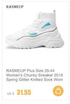 RASMEUP/женские кроссовки на платформе размера плюс; модные брендовые женские кроссовки на массивном каблуке; удобные ; повседневная женская обувь для папы; женская обувь