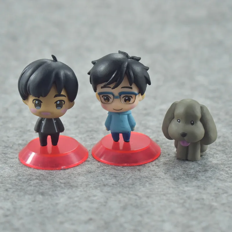 ELBCOS YURI! Экшн фигурки на льду Юри Katsuki Victor Nikiforov Yuri Plisetsky Emil Nekola Macachi 5 см/2 дюйма