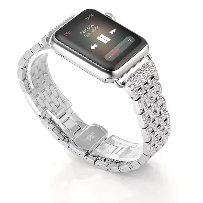Для apple watch серии 1/2 ремень/band38/42 мм нержавеющая сталь браслет из звеньев с