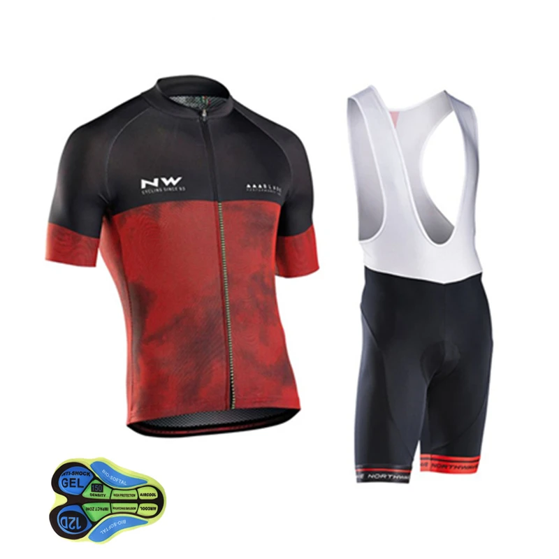 2019 NW Summer cycling jersey set short sleeve bike clothes mtb ropa ciclismo hombre men bicicleta clothing maillot new | Спорт и