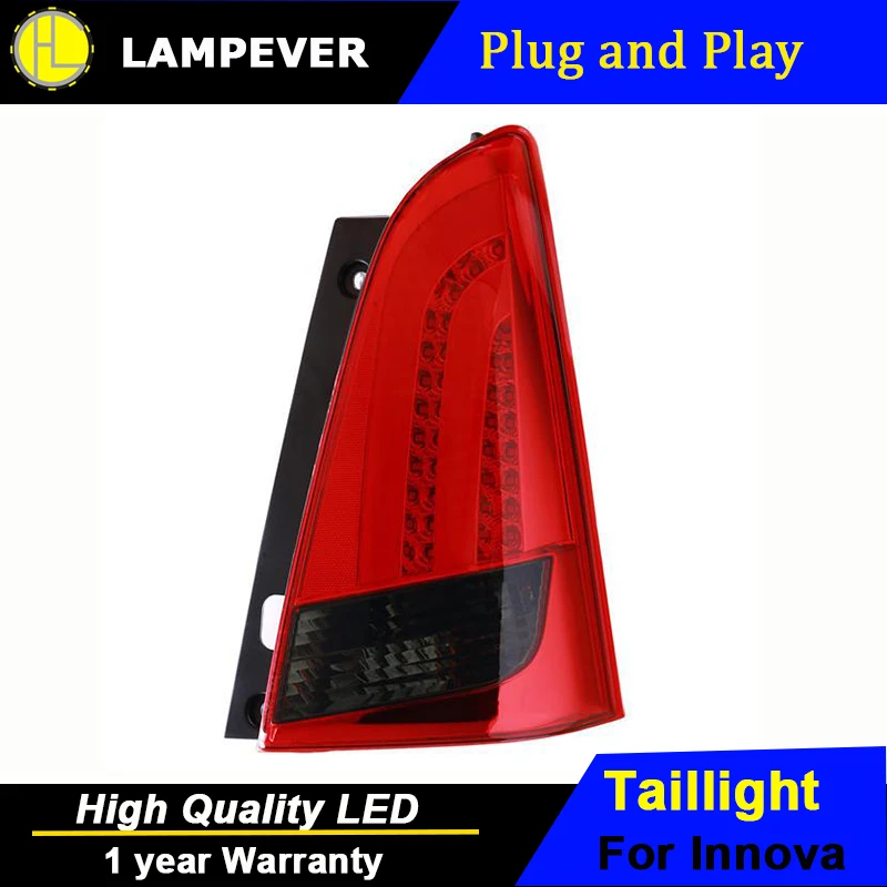 Lampever для укладки заднего фонаря Toyota Innova хвост свет светодиодные задние фонари LED