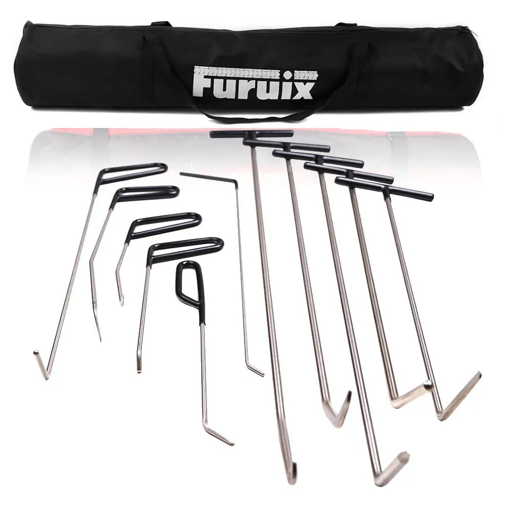 Инструменты для удаления вмятин Furuix комплект ремонта автомобиля без покраски с