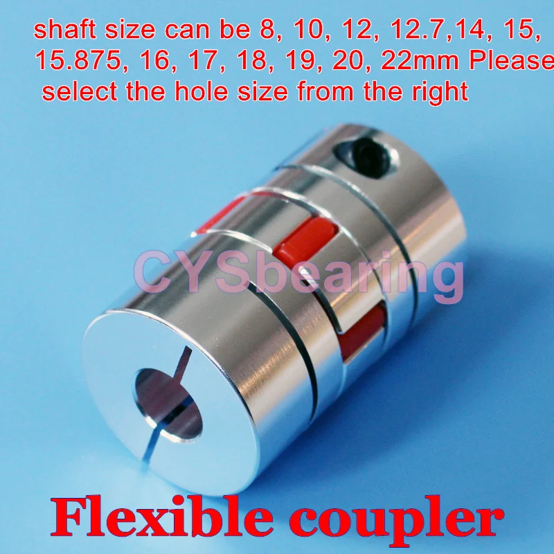 1 шт. гибкая муфта D40 L65 66 CNC 8 10 12 7 1/2 14 15 5/8 16 17 18 19 20 22 мм|spider shaft coupling|flexible couplershaft coupling |