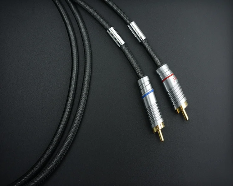 Hi-Fi EXQUiS MPS кабель для соединения аналогового сигнала RCA 6N OFC аудио 2 папа-папа |