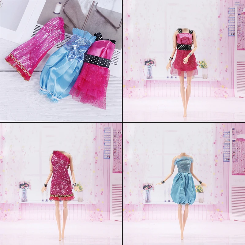 Одежда для кукол красивая одежда ручной работы вечерние модное платье