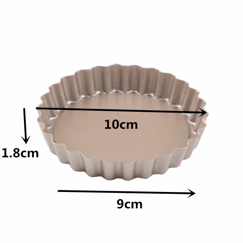 Round Shaped 1 шт., форма для выпечки торта из углеродистой стали, 4 дюйма, маленькая, свободная, нижняя форма-противень для кексов, круглая форма для торта, сковорода с съемным основанием - Цвет: Round Shaped