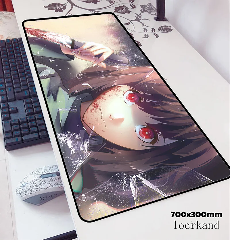 Коврик для мыши undertale 70x30 см игровой коврик Аниме 3d офисный notbook Настольный xl padmouse