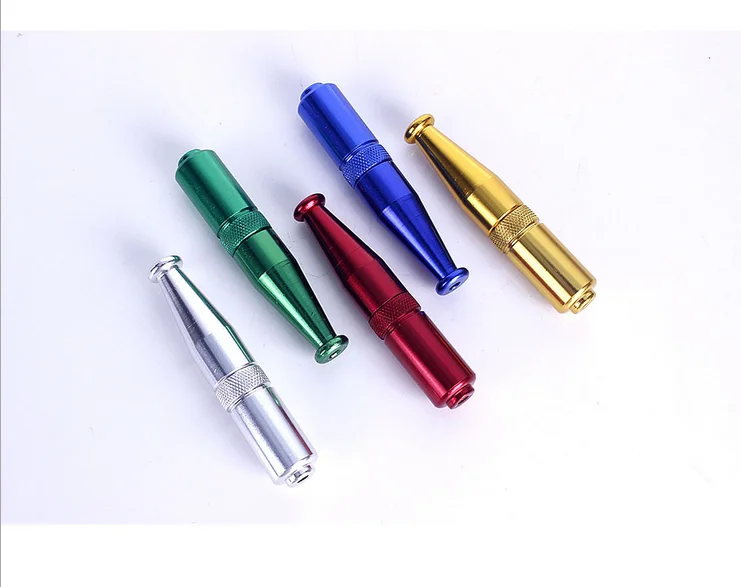 1 шт. портативная металлическая мини-торпеда трубка для сигарет курительная