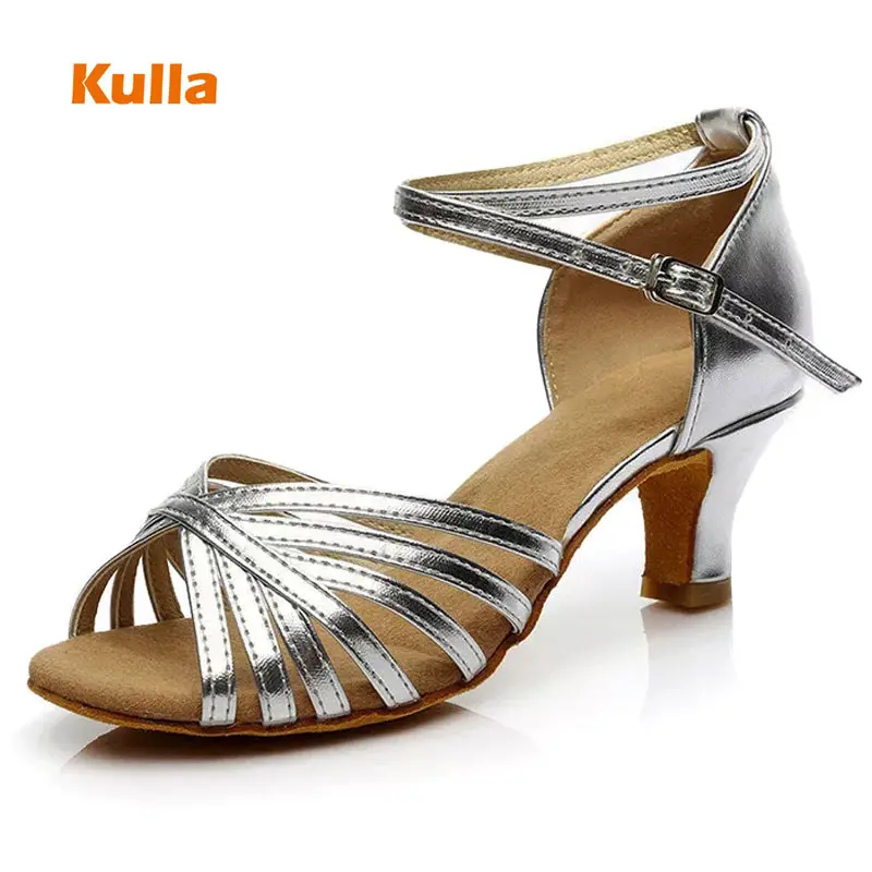 Туфли женские из искусственной кожи для латиноамериканских танцев мягкая