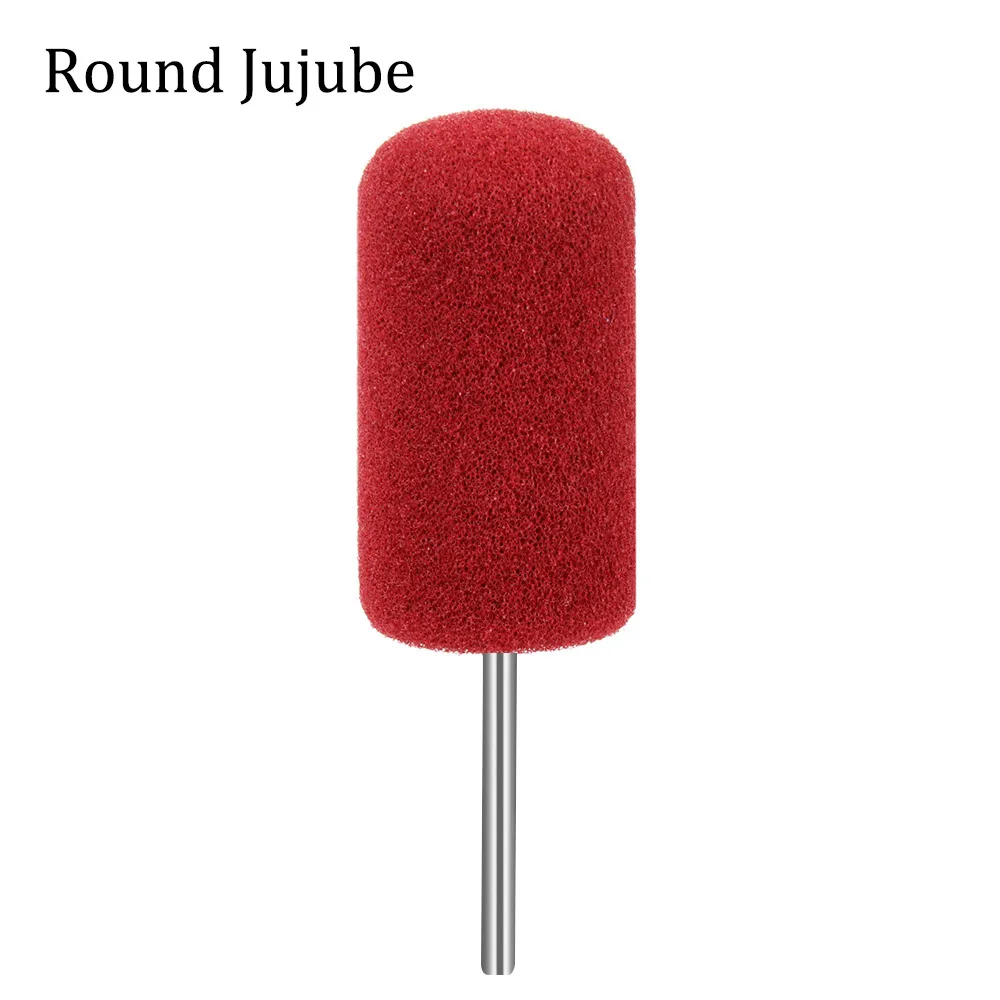 Round Jujube Полировочный диск для полировки автомобиля Полировочный хвостовик полировальная губка конус металлический Поролоновый коврик для обслуживания автомобиля инструмент для чистки автомобиля - Цвет: Round Jujube