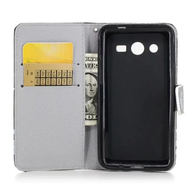 Цветок кошелек кожаный мешок для samsung Galaxy Core 2 G355 A10 A20 A30 A40 A50 A70 A6 A7 A9 J4 J6 S8 S9 S10 плюс Чехол в виде ракушки