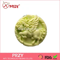 diy hot 3d running horse shape handmade soap mold animal candle molds silicon mould chocolate candy moulds form of cake