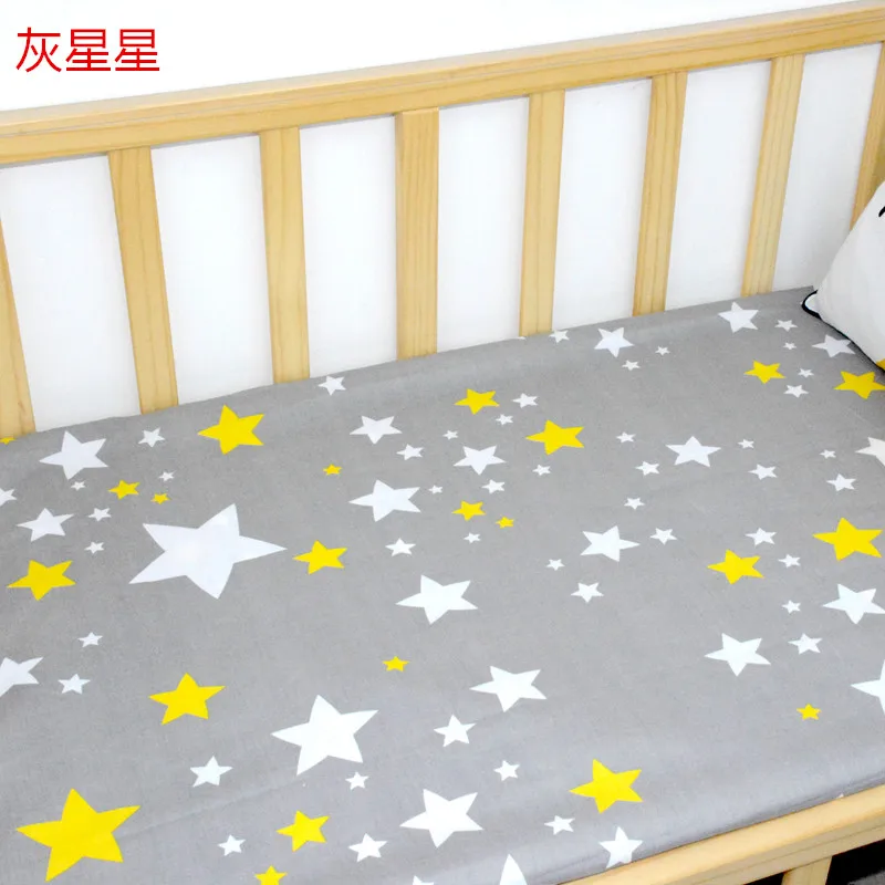 xingxingshanyaohui 21 цвет кроватки Mettress крышка мультфильм хлопок простыня детского размера мягкие не флуоресцентные постельные принадлежности для Колыбель для новорожденных Матрас протектор - Цвет: xingxingshanyaohui