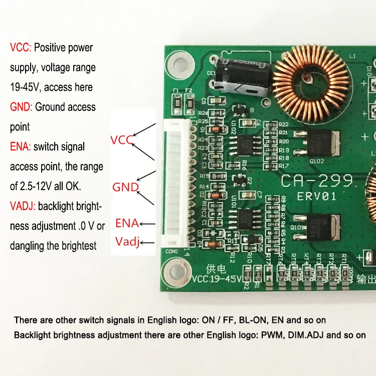 Плата драйвера CA-299 для телевизора универсальная плата высокого давления