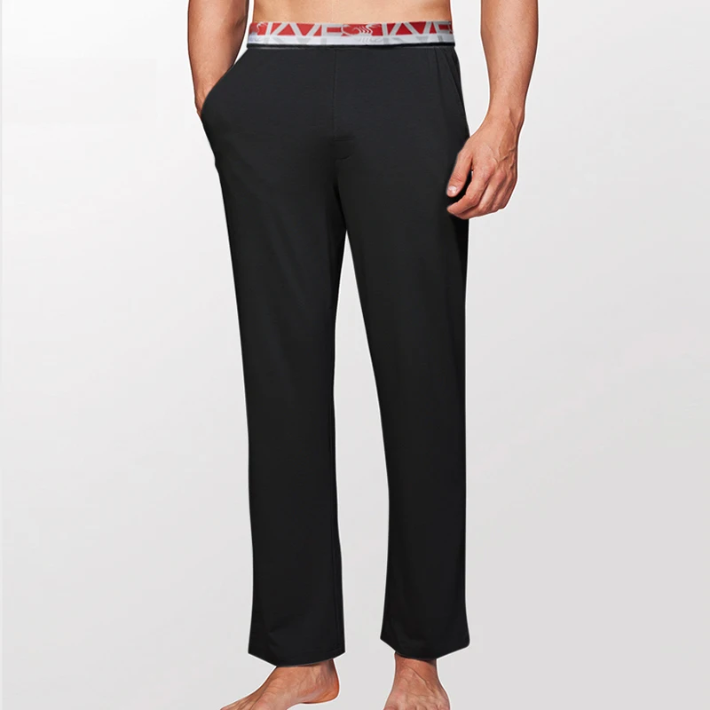 Мужские штаны для сна мужское нижнее белье из модала пижамные брюки длинные