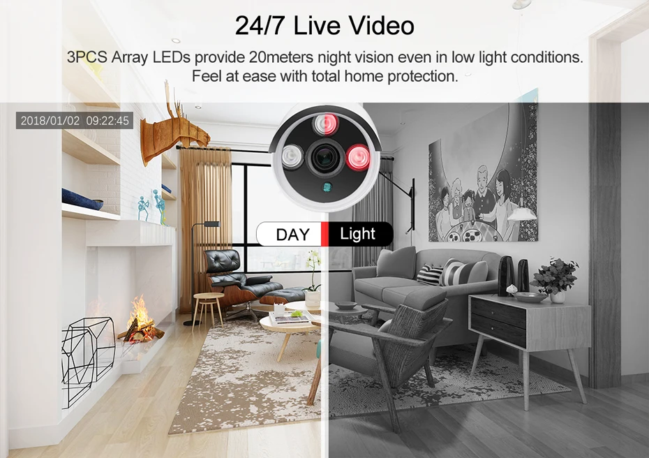 Techege H.265 8CH 1080P аудио камера система 2MP камера наблюдения безопасности Открытый водонепроницаемый беспроводной IP камера видео комплект