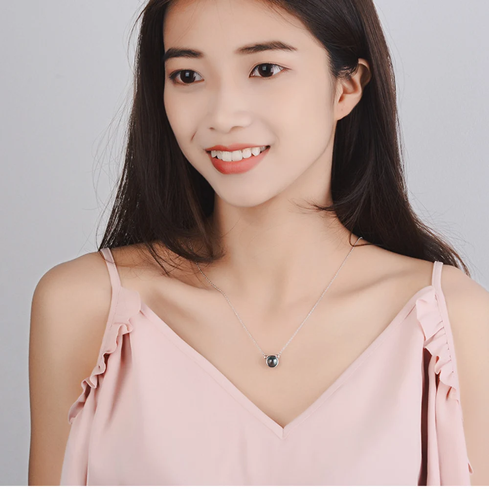 Женское Ожерелье цепочка Utimtree голубое ювелирное изделие высокого качества яркое