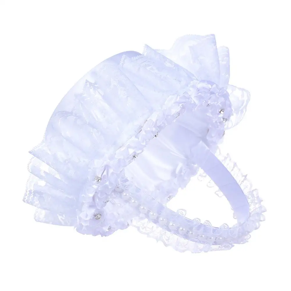 1 шт. белый горный хрусталь кружева свадебный цветок корзина Классическая мода