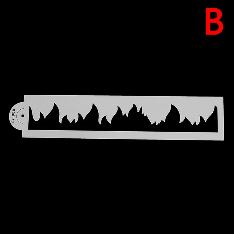 Трафарет для торта огненный шаблон Свадебный инструмент украшения посуда