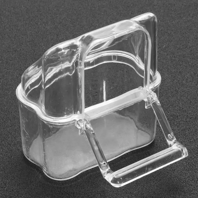 2 шт./компл. прозрачные пластиковые Канарские фишки кормушка для семян птиц