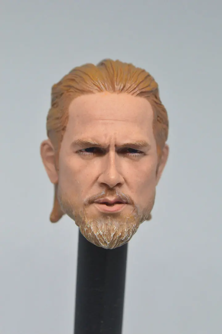 1/6 весы Сыны Анархии Charlie Hunnam звезда голова резные F 12 &quotМужской рисунок средства