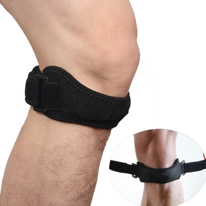 1 шт. регулируемое колено Patellar поддержка для сухожилий ремень тренажерный зал