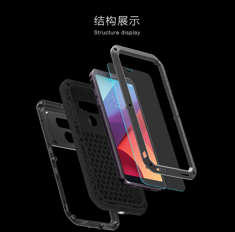 Пленка Gorilla glass) для LG G6 G5 G4 G7 чехол LOVE MEI ударопрочный грязезащитный водонепроницаемый металлический армированный чехол для телефона для LG V30 G7 G6 крышка