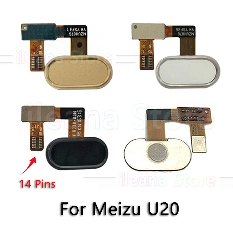 Кнопка Home Back Touch ID датчик отпечатков пальцев гибкий кабель для Meizu U10 U20 Запчасти