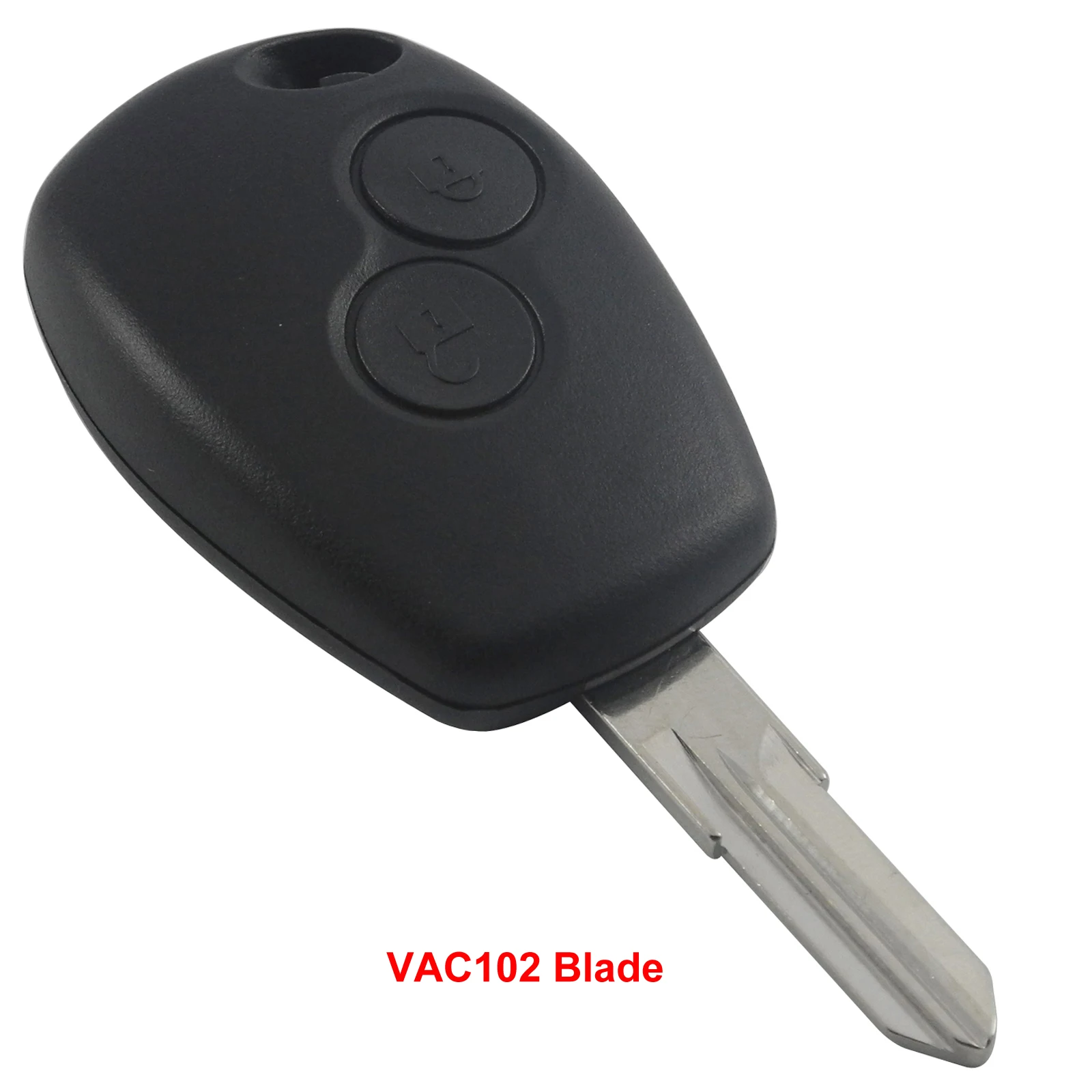 with VAC102 blade Jingyuqin для Renault Megan модус Клио модус Kangoo Logan Sandero Duster для Nissan Almera удаленный Автомобильный ключ чехол 2 кнопки - Цвет: with VAC102 blade