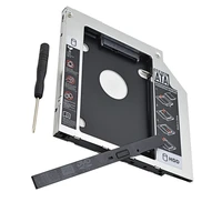 new 9 5mm sata 2nd ssd hdd caddy for hp elitebook 2530p 2540p dvd rom hard disk drive caddy