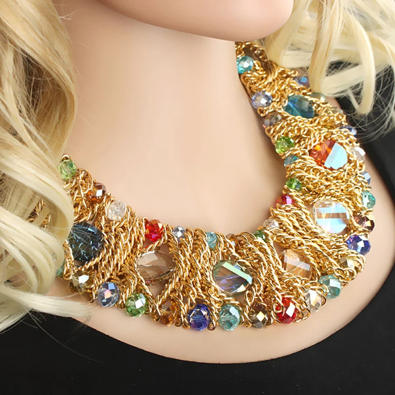 Лидер продаж Новинка На молнии Женские дизайнерские колье чокер с украшением в