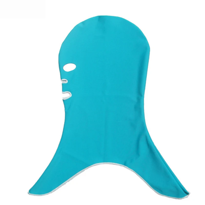 Шапочки для плавания летняя водостойкая Защита от солнца лицевая лайкра анти УФ