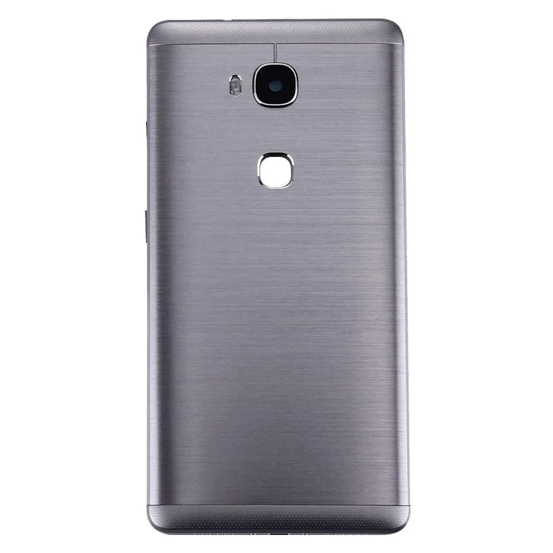 Для huawei Honor 5X GR5 KIW-L21 KIW-L22 KII-L21Rear задняя Батарея крышка Корпус с Мощность отрегулируйте громкость кнопкой+ Камера Задняя крышка объектива