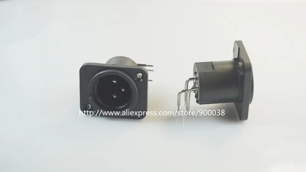 2 шт. 3 позиционный разъем XLR панель крепление гнездо мужской правый угол