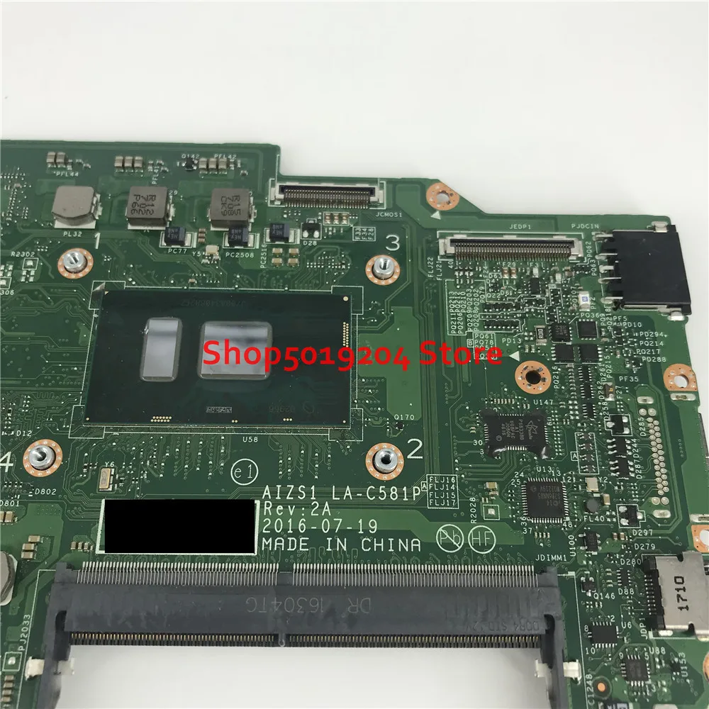 Для Lenovo Thinkpad YOGA 260 YOGA260 материнская плата для ноутбука i7-6500U FRU 01AY773 AIZS1 LA-C581P |