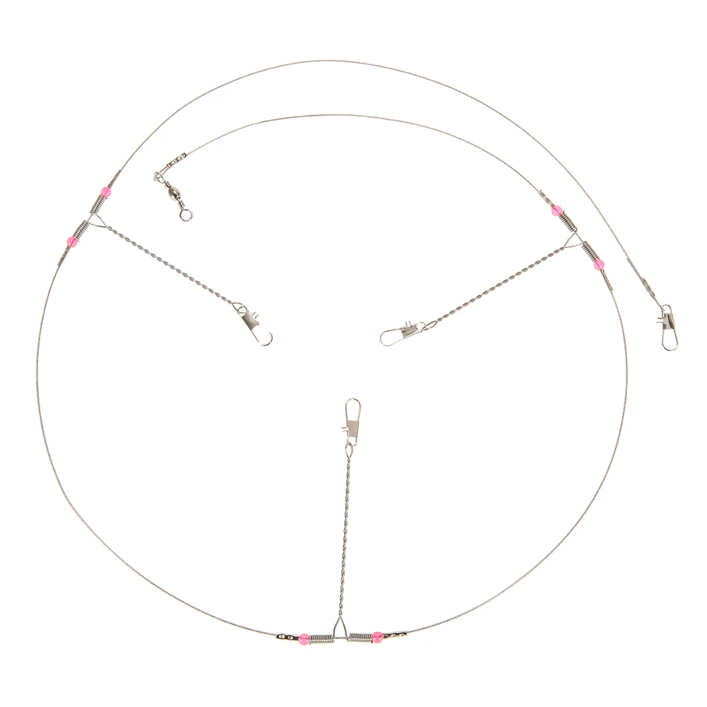 Lixada 5 шт. рыболовный крючок с защитой от намотки поворотная гирлянда из