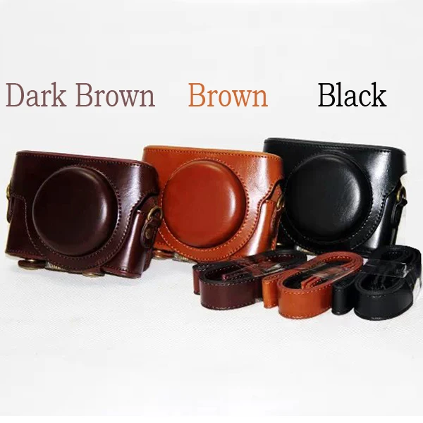 

Leather Camera Case Cover Bag for Sony Cyber-shot DSC RX100m3, RX100 iii, RX-100, RX 100m3, RX100 M3, rx-100 M3 camera case bag