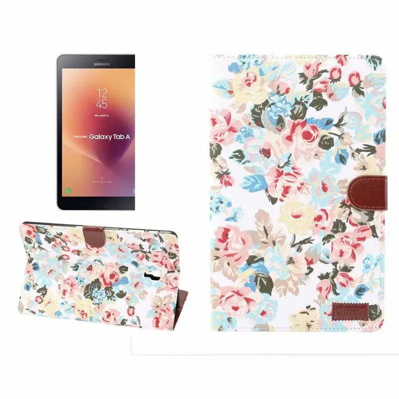 Чехол для Ipad mini4 Flower Series пасторальный Стиль Магнитная искусственная кожа с