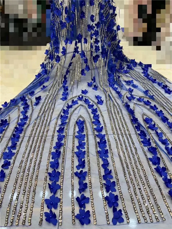 3d тюль кружевная ткань последние африканские блестки свадебная