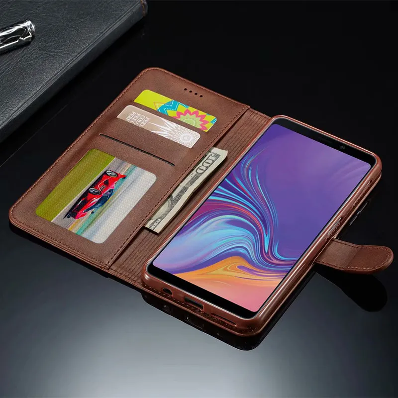 Для samsung Galaxy A7 Чехол кожаный Винтажный чехол для телефона Funda samsung A7 Чехол Флип Магнитный чехол-кошелек на A7 чехол