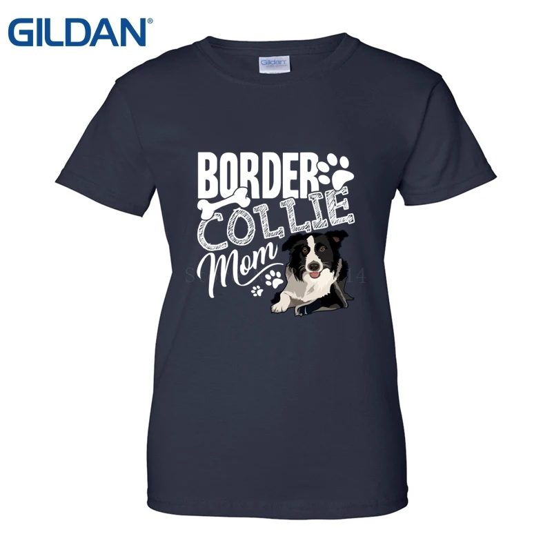 Border Collie мама Рубашка Футболка Веселая Новая женская весна лето платье короткий